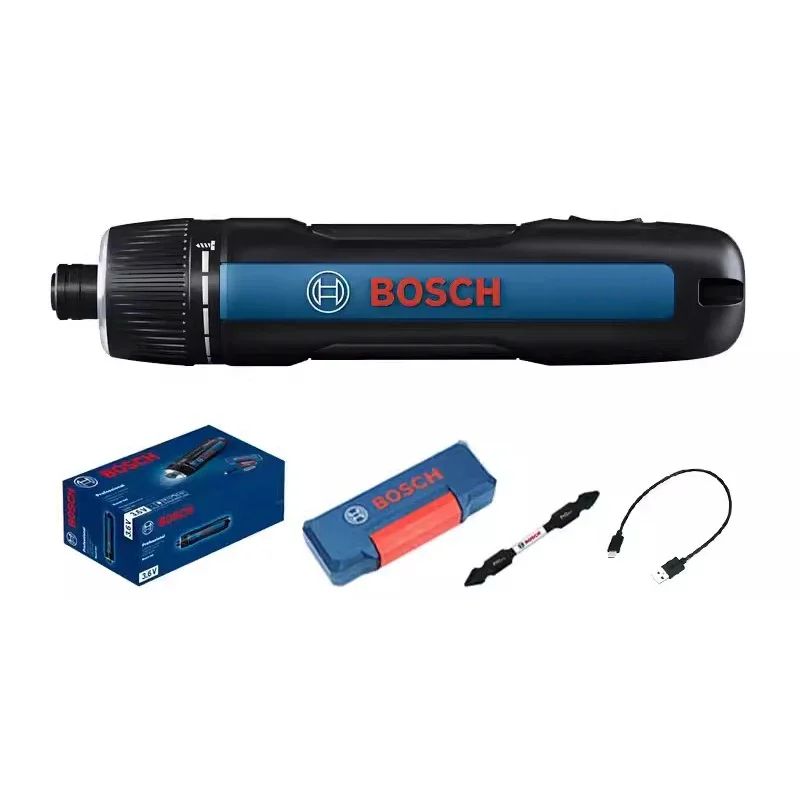 Bosch Parafusadeira Elétrica GO2 GO3 USB Recarregável Multifuncional Furadeira Manual Sem Fio Ferramentas Elétricas Manutenção Doméstica Reparo