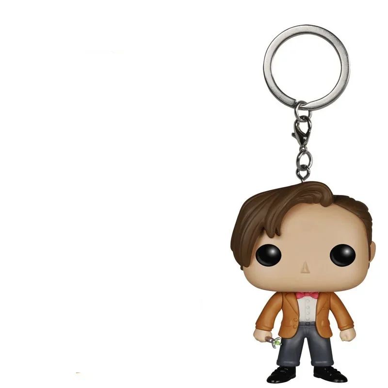 Funko Pop DW Doctors Chaveiro Brinquedo Décimo Doutor Décimo Primeiro Décimo Segundo Doutor Tardis Vinil Boneco Chaveiro