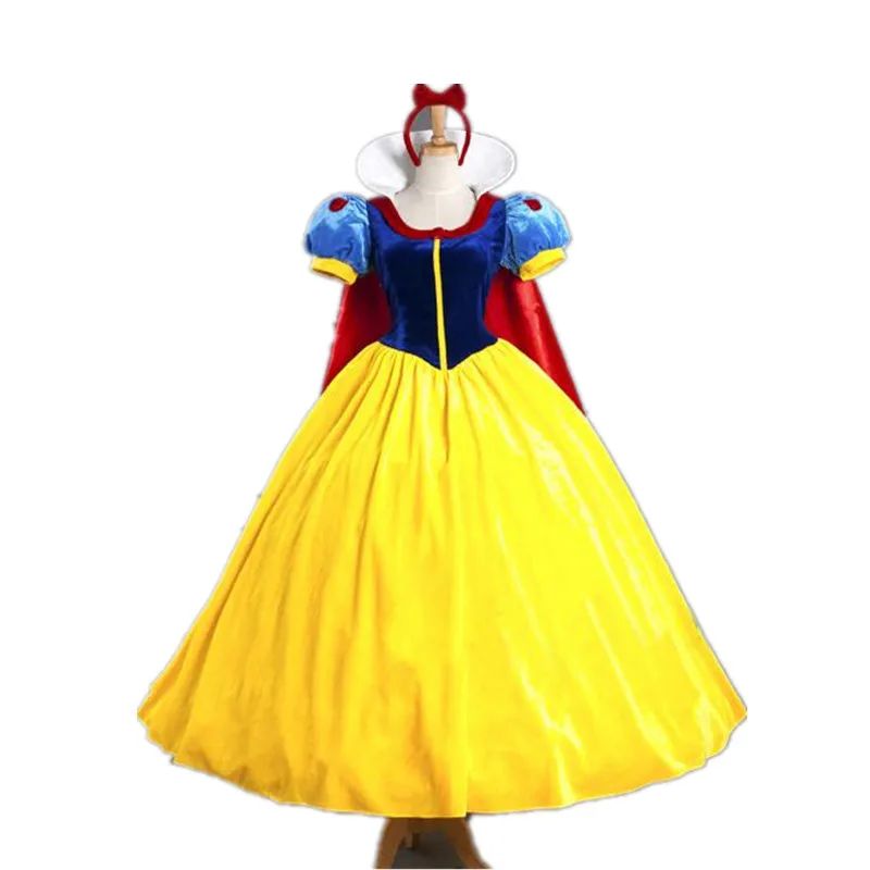 Anime clothing Adult Cosplay Dress Cinderella Costume Snow White Princess Dress Stage clothes Halloween Fancy Dress Ball Gown