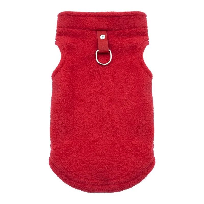 Roupa de Cachorro da Moda Outono e Inverno Roupa de Estimação Pequena Engrossar Quente Cor Sólida Moletom de Duas Pernas com Capuz Produtos Casuais para Pets
