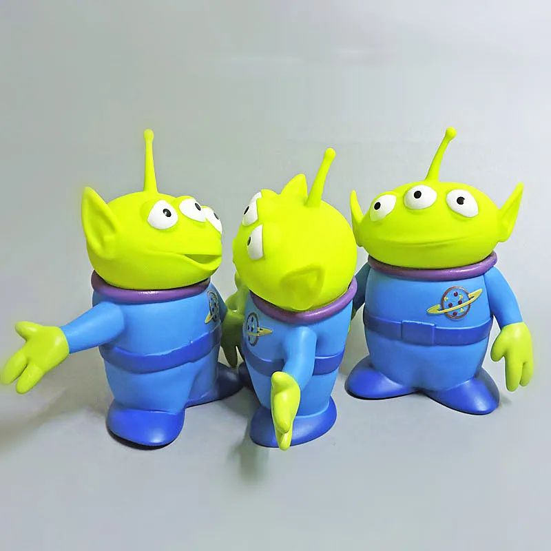 Boneco de Ação do Alien de Toy Story da Disney, Diferentes Expressões, Três Olhos, Modelo de Desenho Animado, Decoração de Boneca, Brinquedo de Anime para Crianças, Presente