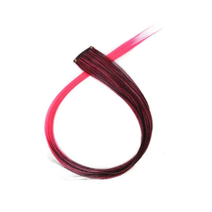 22 Polegadas Sintético Longo Liso Clip In Extensões de Cabelo Perucas de Alta Temperatura Cores do Arco-Íris Acessórios de Cabelo para bom 2026