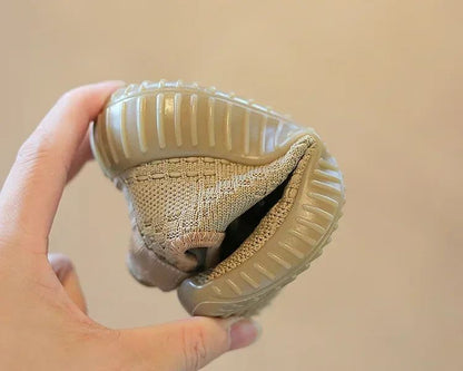 Baby Shoes Kids Sneakers Spring Summer Sandals Fluorescent Sole Sports Tennis Running Casual Flats Breathable Boys Girls Shoes