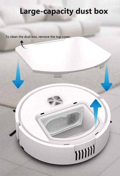 Xiaomi 3 in 1 Mini Intelligent Sweeping Robot Suction Sweeping Mopping Household Use Small Appliances Ultra-thin Cleaner