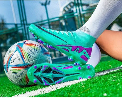 Men Football Shoes TF/FG Society Cleats Indoor Soccer Shoes Professional Football Field Boots Fast Unisex Sneaker Top Quality