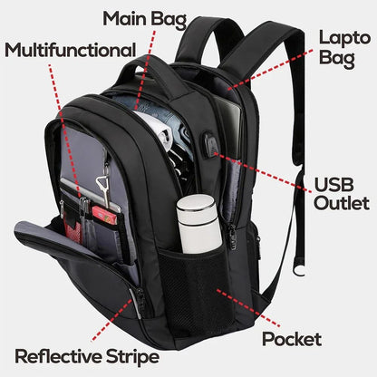 Mochila SWISS MILITARY Masculina para Notebook Negócios Viagem Mochila 17 Polegadas Fashion Escolar Impermeável USB Grande Capacidade mochila
