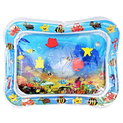 Almofada de Atividades Aquáticas Criativas para Bebês Tapete Inflável para Barriga para o Desenvolvimento Sensorial Brinquedos de Atividades Aquáticas para Bebês e Crianças Pequenas