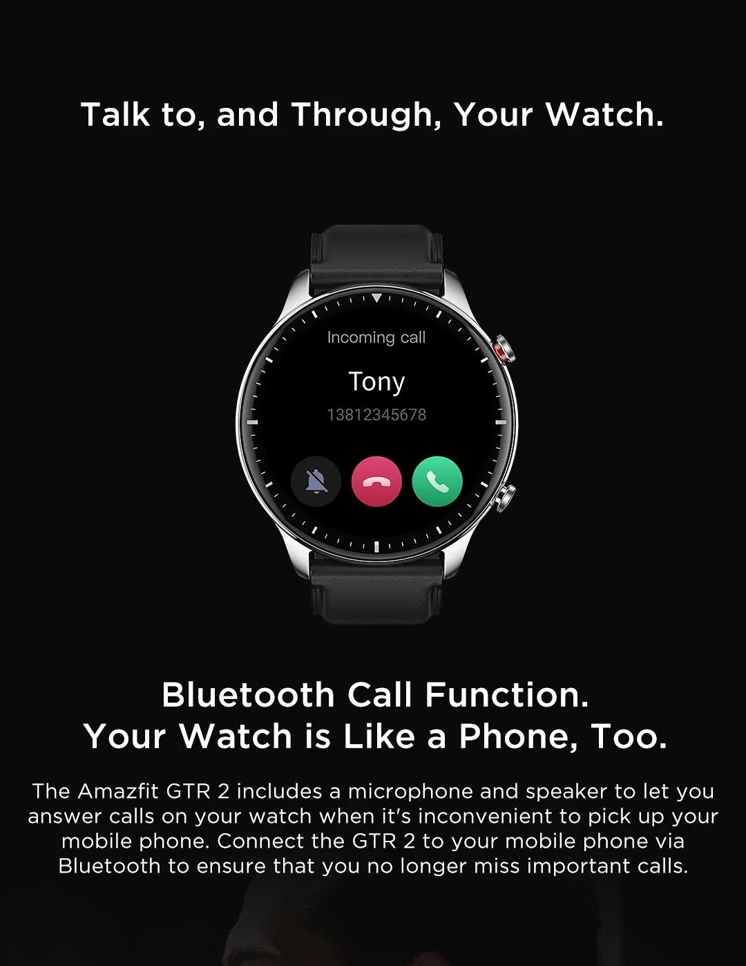 Amazfit GTR 2 Smartwatches Sem Novo Smartwatch Masculino À Prova D' Água 5ATM GPS 95% Novo De Exposição Esporte Relógio Masculino Recondicionado