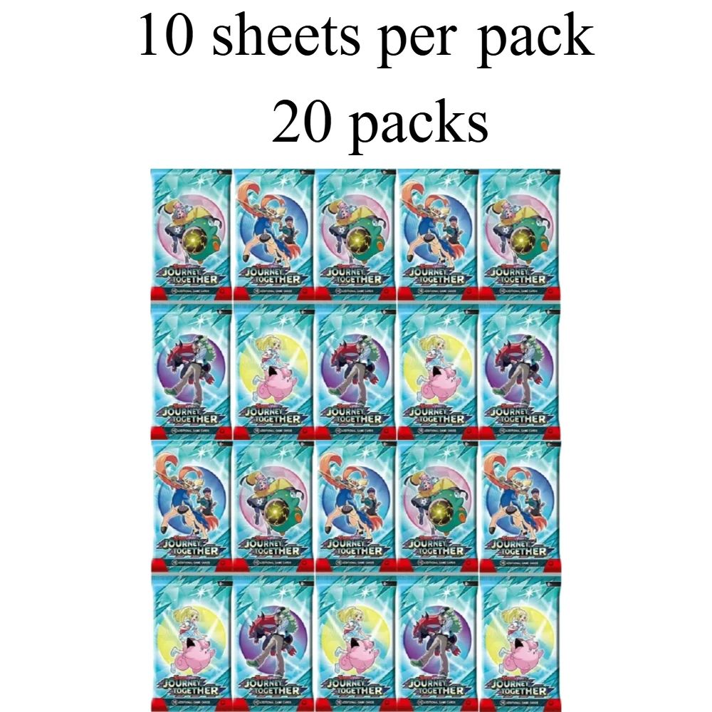 Novos jogos 4-36Pacote de Cartas Pokémon em Inglês Caixa de Booster Black Bolt White Flare Cartas de Batalha Pokémon Troca de Jogo Presente
