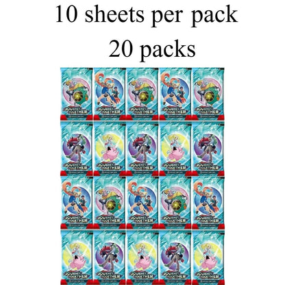 Novos jogos 4-36Pacote de Cartas Pokémon em Inglês Caixa de Booster Black Bolt White Flare Cartas de Batalha Pokémon Troca de Jogo Presente