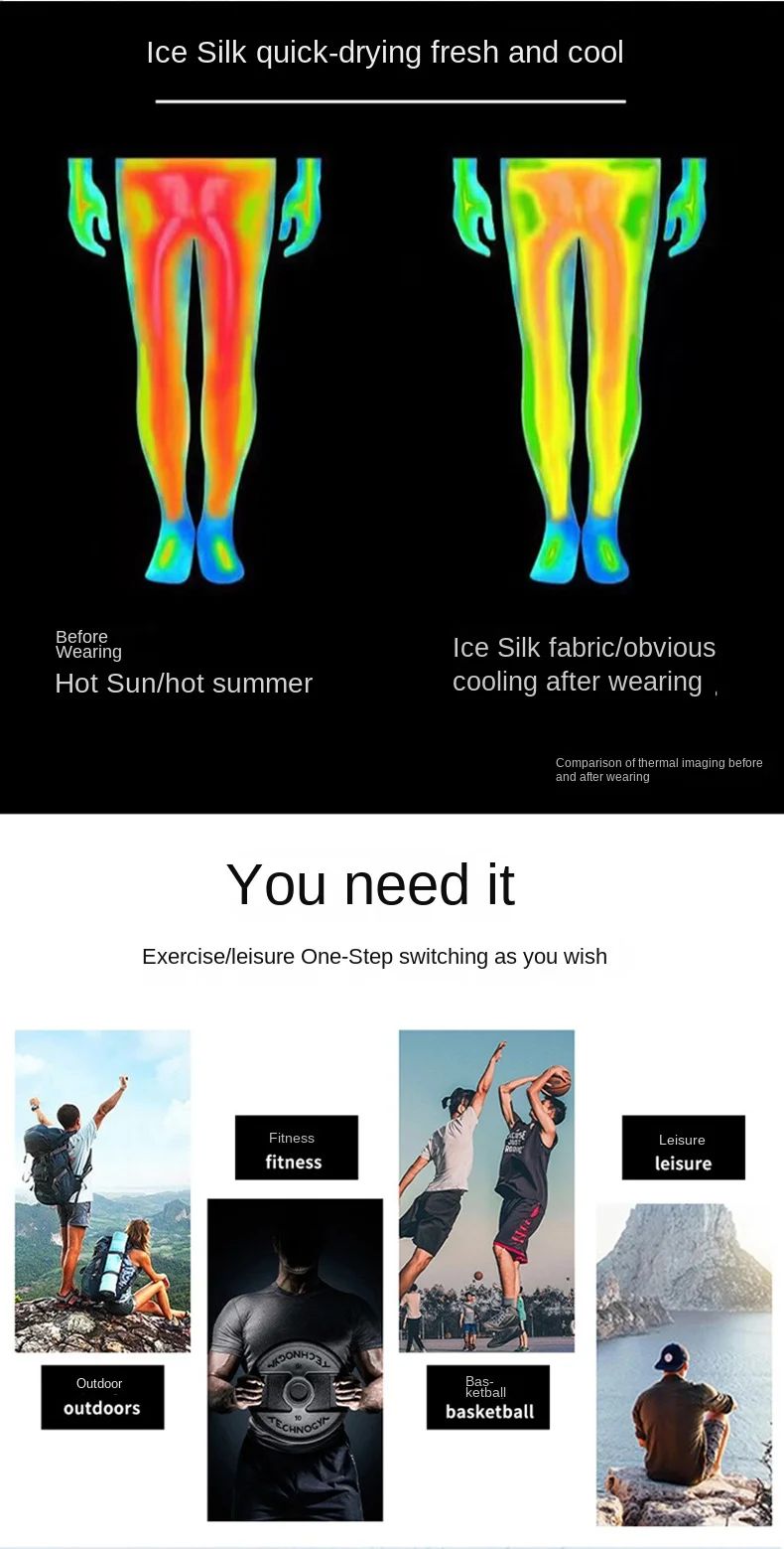 ? S-5XL ?2025 Sports Three Piece Pants Summer Popular Anti glare Double layered Sports Shorts for Men and Women Couples Ru