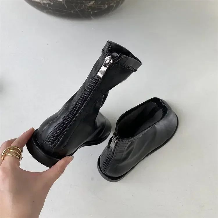 Woman Elastic Boots Fashion Ladies Thick Bottom Ankle Luxury Designer Female Boots  Nre Autumn Winter Women's Chelsea Boots 2024