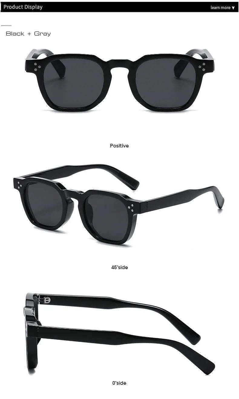 JNPCXI Fashion Vintage Rivet Oval Sunglasses Women Men Luxury Leopard Sun Glasses Anti Blue Light Eyeglasses Frame