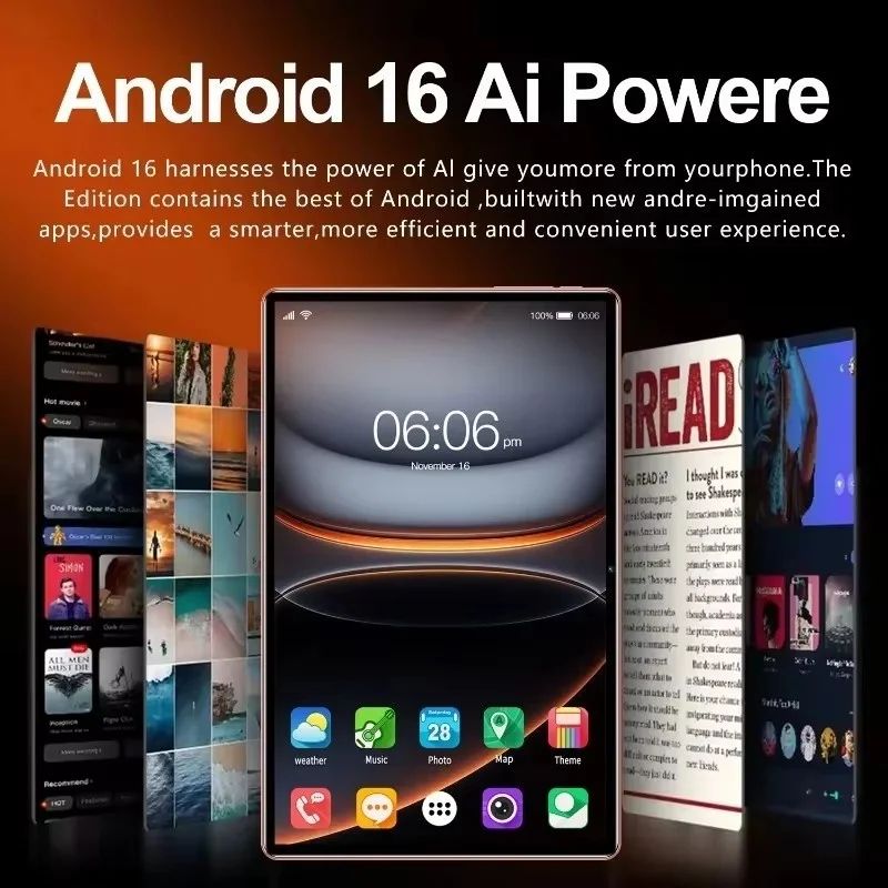 2026 Global Original Tablet Pad 17 Pro Max11 inch Android 16 24GB+2TB 20000mAh 5G Dual SIM Card WiFi GPS HD 4K Mi AndroidTablet