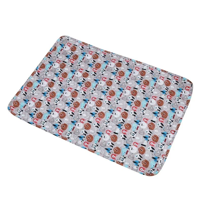 Pet Pee Pad Washable Pet Diaper Mat Reusable Mats for Dogs Dog Bed Urine Washable Dog Training Pad Four Seasons Pet Mat Cover