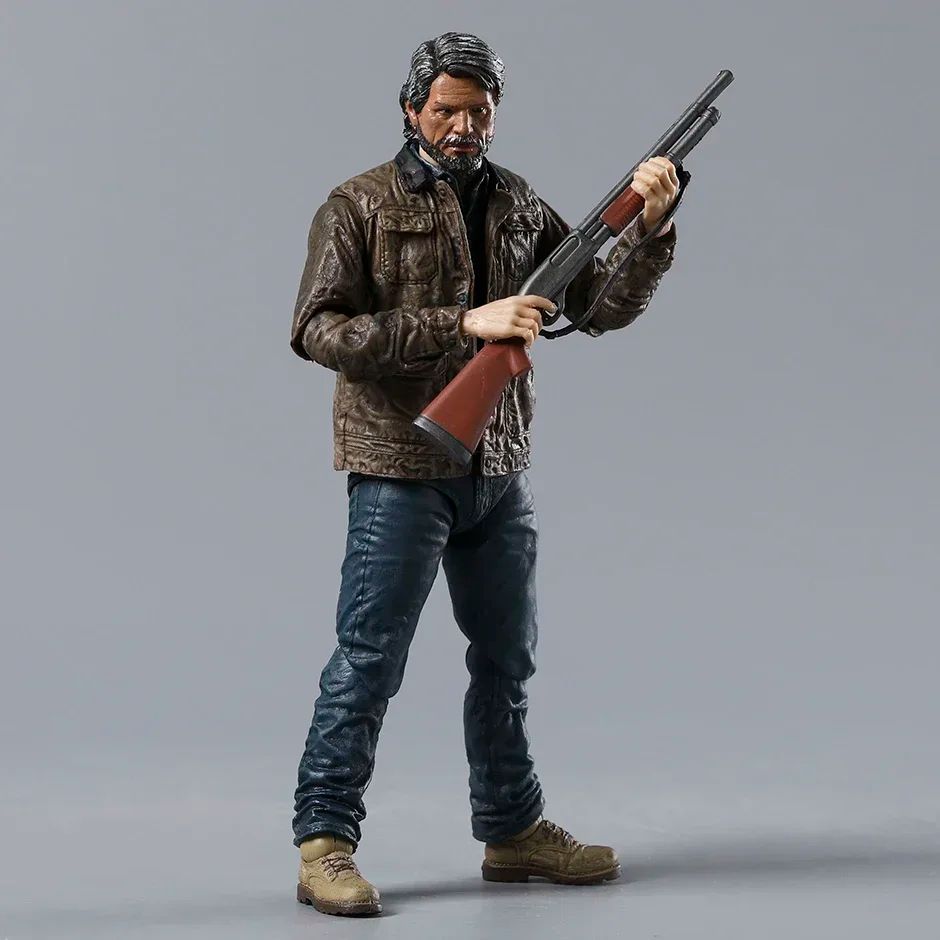 NECA The Last of Us 2: Pacote Duplo de Bonecos de Ação Ultimate Joel e Ellie para Coleção - Presente Brinquedo