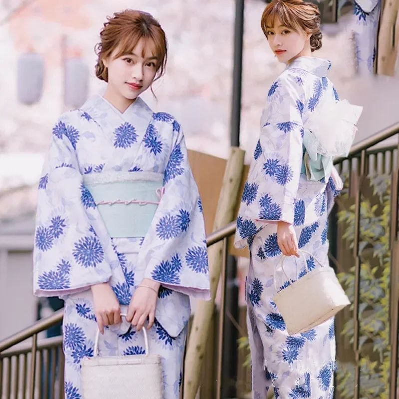 Fashion Photography Clothes Party Dress Japanese Kimono Cosplay Yukata Women Clothing Traditional Ethnic Style Streetwear Stage