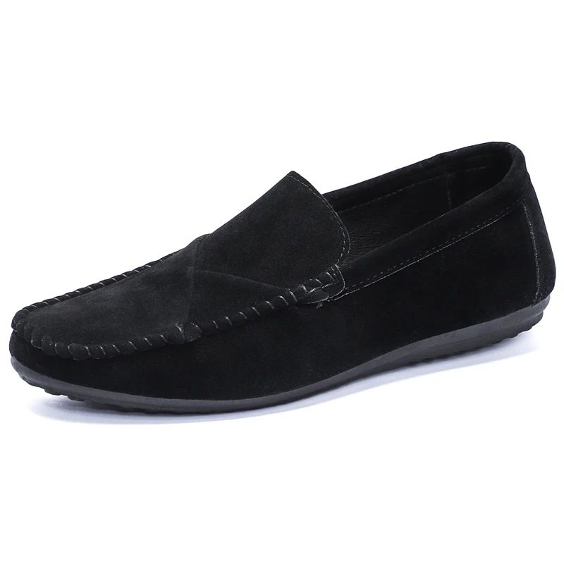 Fashion Suede Men Casual Shoes Male Lazy Shoes Breathable Comfort Slip-on Mens Driving Shoes Luxury Brand Loafers Moccasins