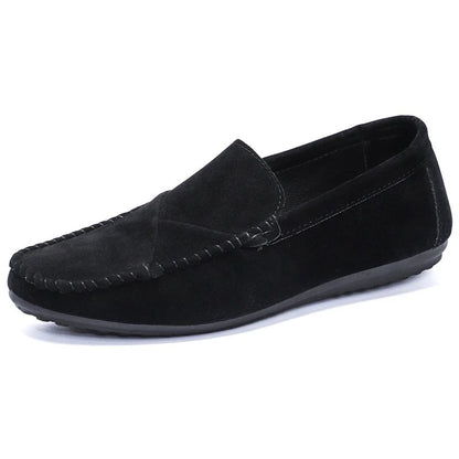 Fashion Suede Men Casual Shoes Male Lazy Shoes Breathable Comfort Slip-on Mens Driving Shoes Luxury Brand Loafers Moccasins
