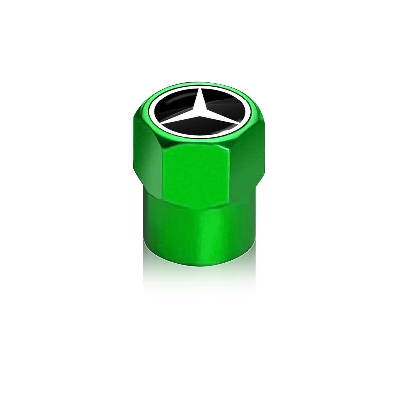 Car Wheel Tire Air Valve Caps with Keychain For Mercedes Benz A180 A200 W205 E63 AMG 2014 2015 W166 W246 W242 W176 W212