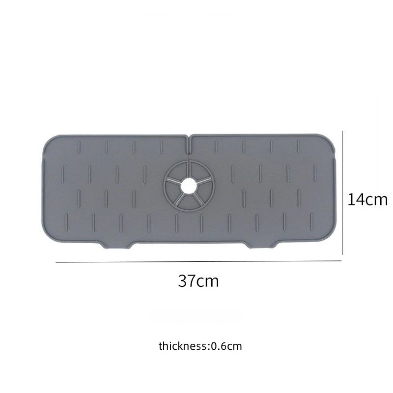 Utensílios de Cozinha Almofada Absorvente de Torneira de Silicone Prateleira Pia Protetor de Respingos Tapete Protetor de Bancada Acessórios de Tapete de Dreno de Banheiro
