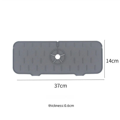 Utensílios de Cozinha Almofada Absorvente de Torneira de Silicone Prateleira Pia Protetor de Respingos Tapete Protetor de Bancada Acessórios de Tapete de Dreno de Banheiro