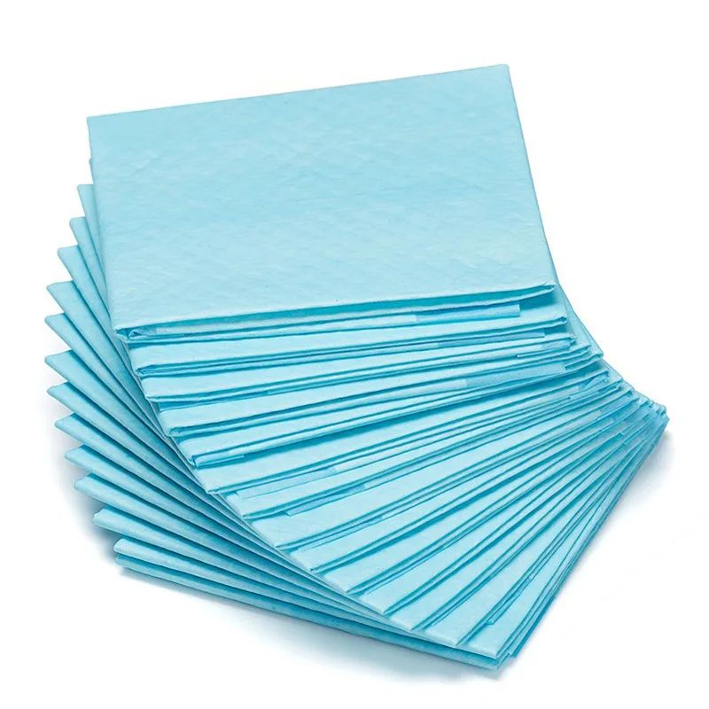 100/50/40/20 PEÇAS Fraldas Absorventes para Cães Tapetes Higiênicos Descartáveis para Filhotes Super Absorventes com Superfície de Secagem Rápida para Suprimentos de Cães