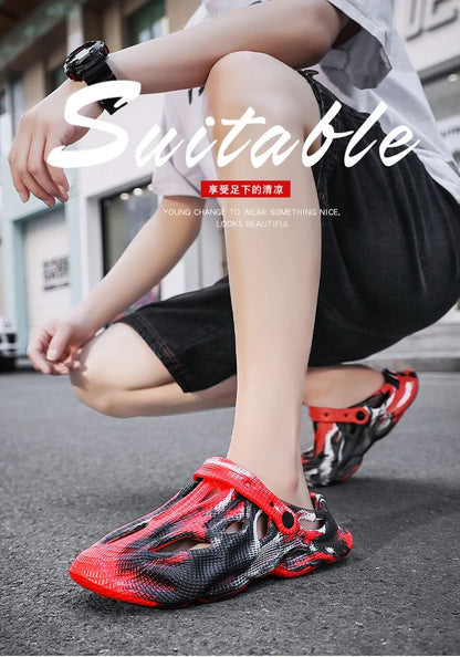 Novelty Hot Sale Garden Shoes for Women Mens Sandals EVA Lightweight Beach Clogs Summer Beach Zapatos Hombre for Men and Women