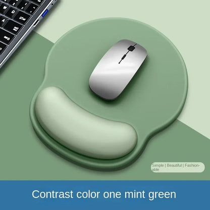 Mouse Pad com Suporte de Punho Gradiente, Tapete de Rato Antiderrapante, Mousepad Macio com Apoio de Punho, Mouse Pad de Silicone para Computador