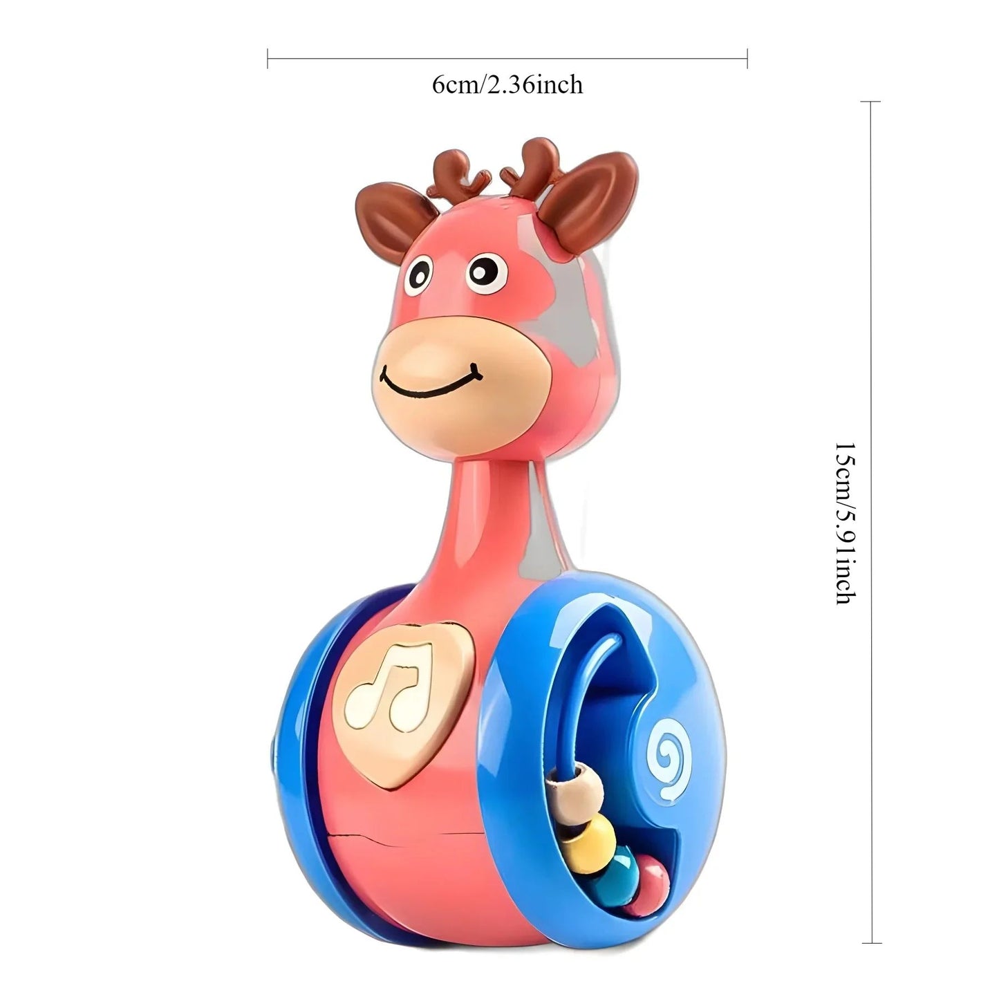 Brinquedos Roly-Poly para Bebês de 6 a 12 Meses, Brinquedos Gangorra para Meninos e Meninas - Perfeito para Aprender a Engatinhar e Educação Infantil