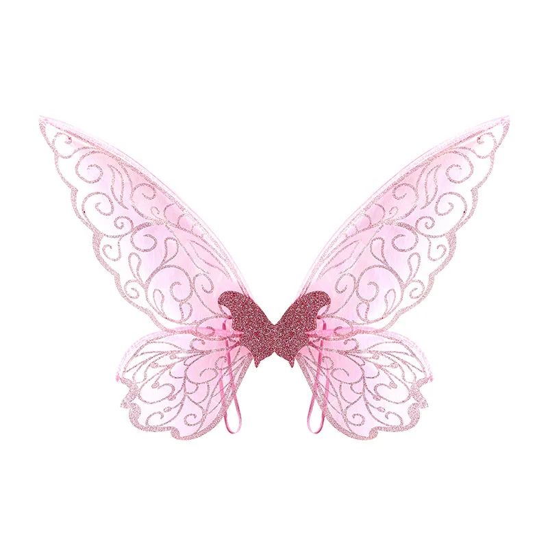 1PC Adults Fairy Wings Girls Sparkling Angel Wings Butterfly Costume Wings Halloween Costume Dress up Party Favor Christmas Gift
