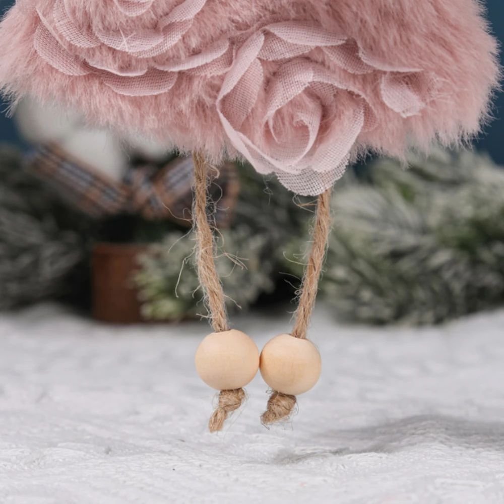 Christmas plush antlers angel girl pendant Christmas tree pendant creative doll pendant gift
