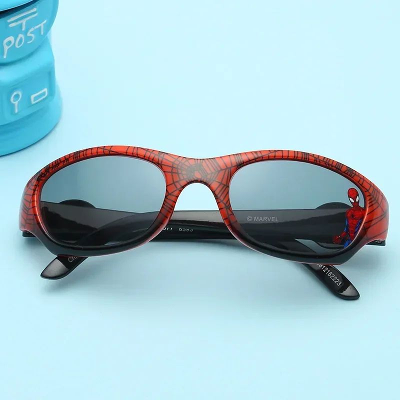 Spiderman Sunglasses Plastic Toys Children's Marvel Avengers Figure Spider-Man Cartoon Fashion Sunglasses Kids Cute Goggle Gifts
