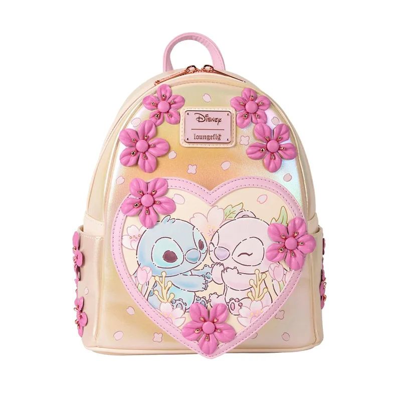 Nova carteira mochila mini Loungefly Disney A Bela e a Fera Bela Vitral Retrato