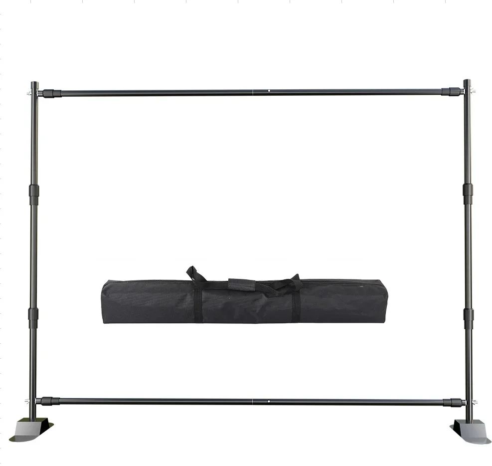 Double-Crossbar Backdrop Background Stand Frame Support System For Photography Photo Studio Video Muslin Green Screen