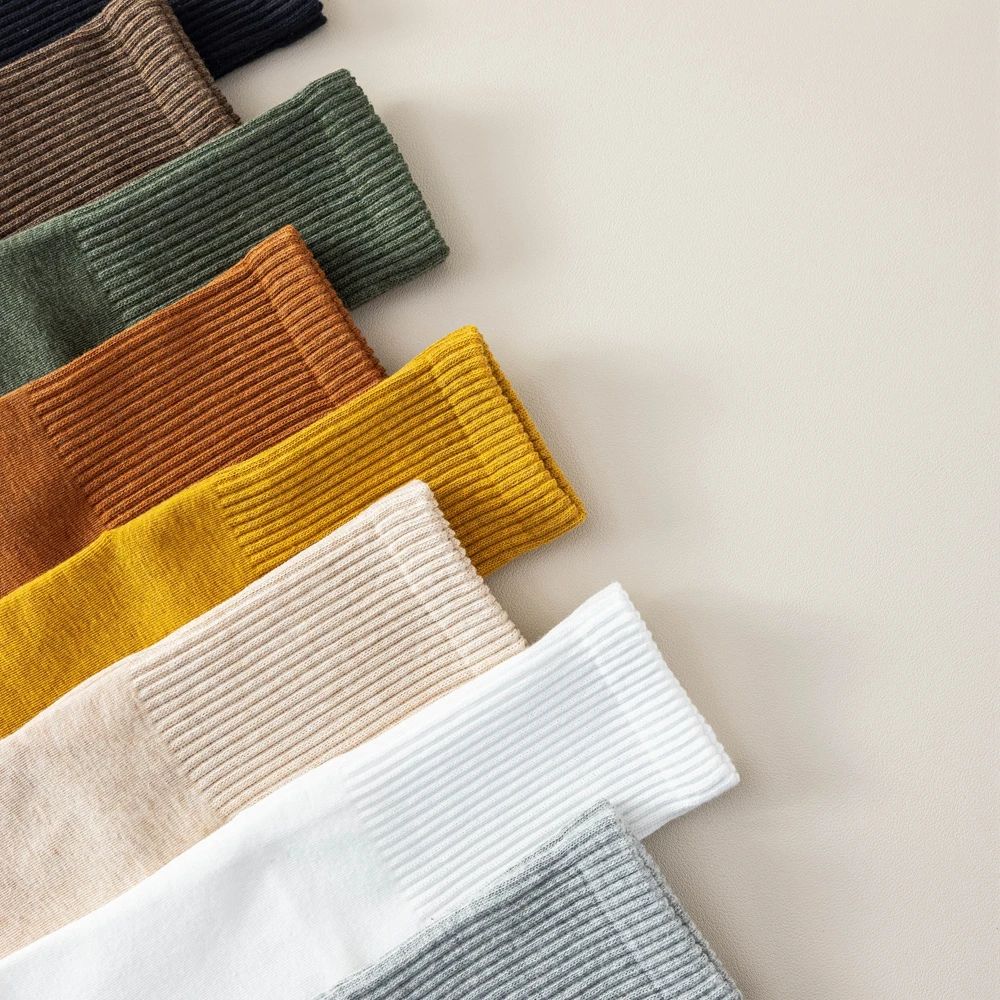 4 Pairs Women Toe Socks Five Finger Socks High Quality Cotton Autumn Spring Middle Tube Sports Socks with Separate Fingers