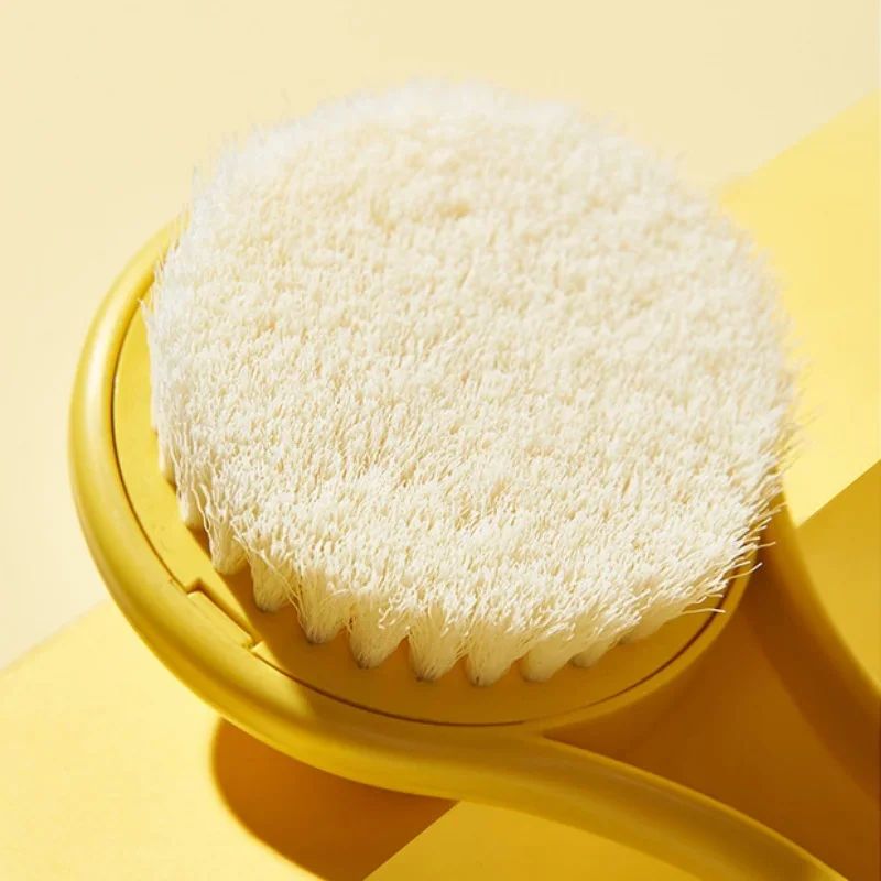 Cute Duck Long Handle Bath Brush Soft Bristles Bath Brush Skin Massager Shower Scrubber Exfoliation Body Cleaning Brush Bathroom