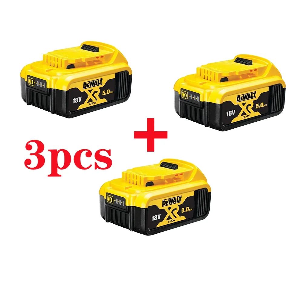 Nova Bateria 100% Original 5Ah 18V para Ferramentas Elétricas Dewalt DCB206 18V 5.0Ah Bateria DCB206 Bateria 18V DCB205 DCB200