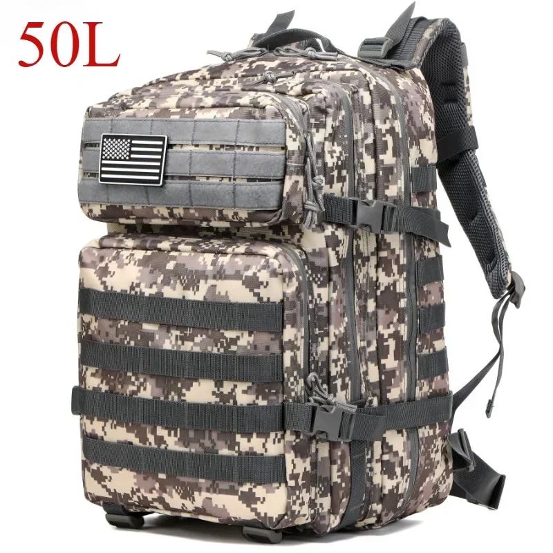 25L/50L Tactical Backpack Molle Bag Outdoor Bags Backpack for Hiking Camping Trekking Hunting Fishing GYM Bags Backpacks