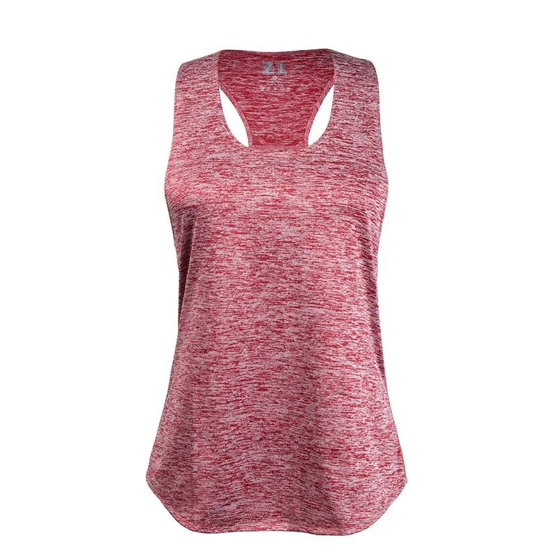 Sleeveless Racerback Yoga Tank Top,Women's Quick Dry Running Training Sports Vest Fitness Gym Top Workout Yoga Shirts