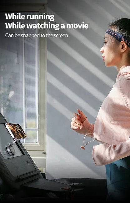 Suporte magnético forte para telefone Xiaomi, design dobrável, suporte automotivo a vácuo ajustável em 360° para celular para transmissão ao vivo em iPhone