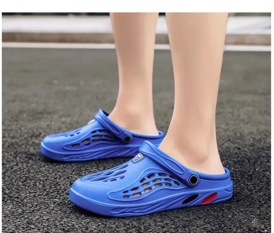 Outdoor Sandals for Men and Women Summer Clogs EVA Slippers Plus Size 47 48 49  Men Garden Shoes Beach Sandals Breathable Clogs