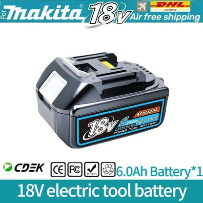 6AH 8AH 10AH 12AH Para bateria Makita 18V Ferramentas Elétricas Substituição Li-ion LXT BL1840 BL1850 para chave de fenda 18V com BMS