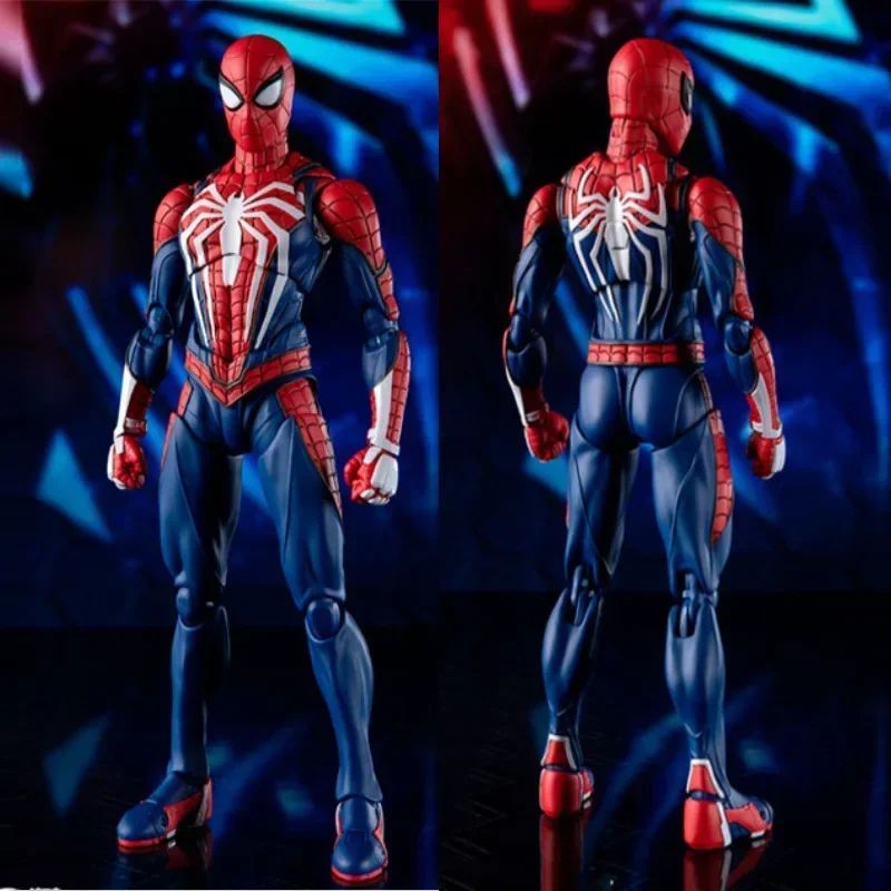 PS4 Spiderman Boneco Vingadores Homem-Aranha Bonecos de Ação Upgrade Suit Edição de Jogo PS4 Hot Toys Para Meninos Presente
