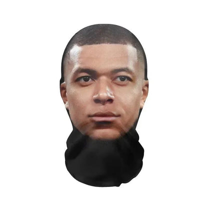 3D Printed Celebrity Realistic Face Mask Stretch Mesh Full Face Mask Men Role Play Headdress Hip Hop Balaclava Cosplay Mask