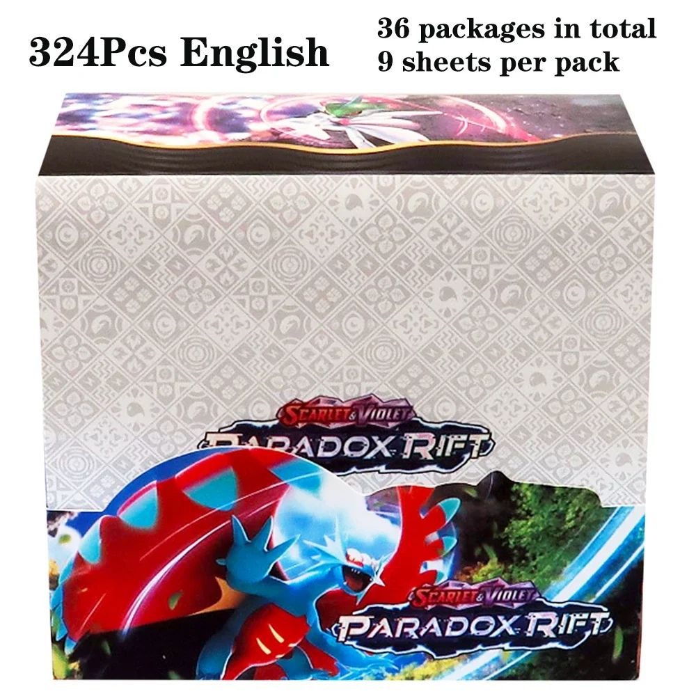 324 pçs/caixa Pokémon TCG: Sol e Lua, Escuridão Incendiada, 36 Pacotes, Caixa de Booster, Jogo de Cartas Pokémon, Brinquedos Colecionáveis, Jogo de Tabuleiro Prismático