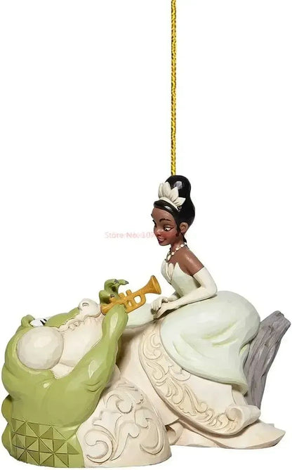 Disney Action Anime Figura Bonecas Princesa Enfeites de Natal Árvore de Natal Decoração de Pendurar Presente Artesanato de Natal