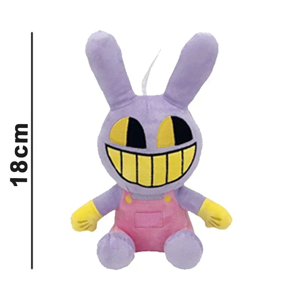 /New Styles The Amazing Digital Circus Pomni Jax Plush Toy Anime Cute Theater Rabbit Doll Cartoon Clown Christmas Kids Gifts