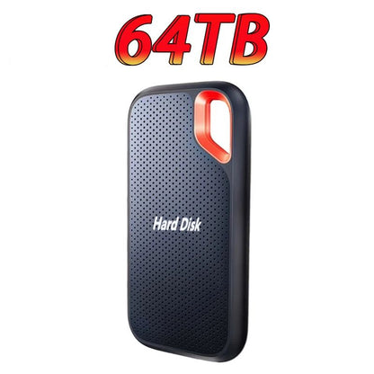 Portable SSD External Hard Drive 4TB USB3.2 Type-C External Storage Compatible with Laptop/PC/Mac Shockproof Plug&Play Hard Disk
