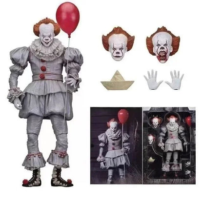NEW NECA The Many Faces Of Pennywise Action Figure Change Face Pennywise Toys Collectible Model Birthday Gift